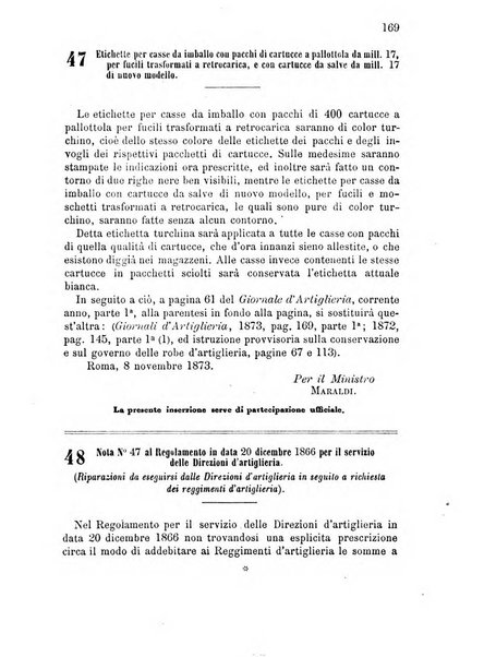 Giornale di artiglieria e genio. Parte 1., Ufficiale