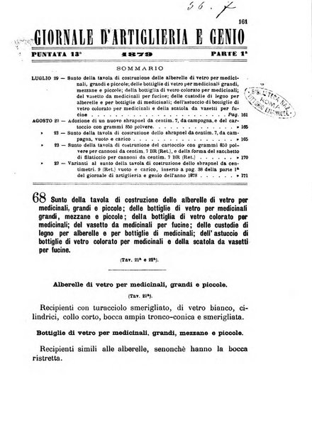 Giornale di artiglieria e genio. Parte 1., Ufficiale