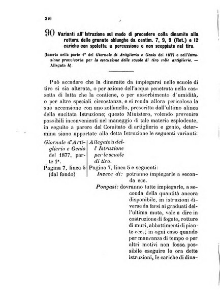 Giornale di artiglieria e genio. Parte 1., Ufficiale