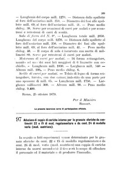 Giornale di artiglieria e genio. Parte 1., Ufficiale