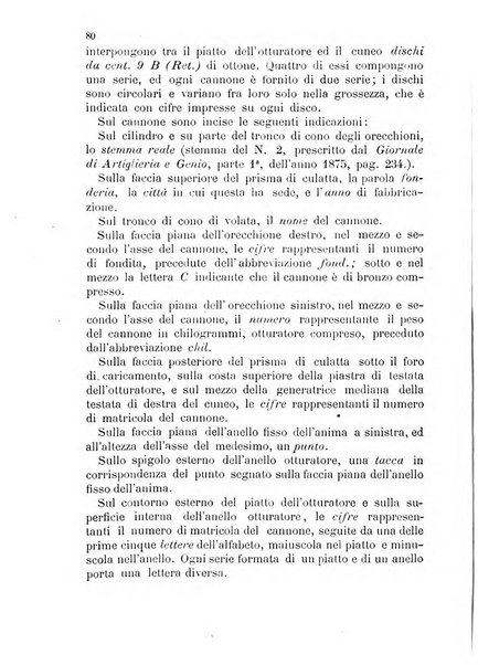 Giornale di artiglieria e genio. Parte 1., Ufficiale