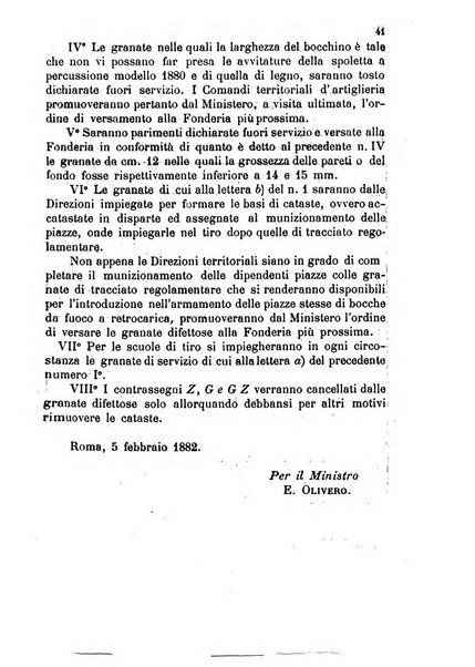 Giornale di artiglieria e genio. Parte 1., Ufficiale