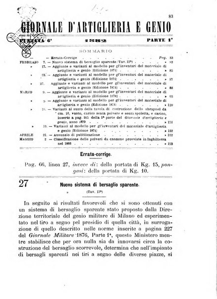 Giornale di artiglieria e genio. Parte 1., Ufficiale