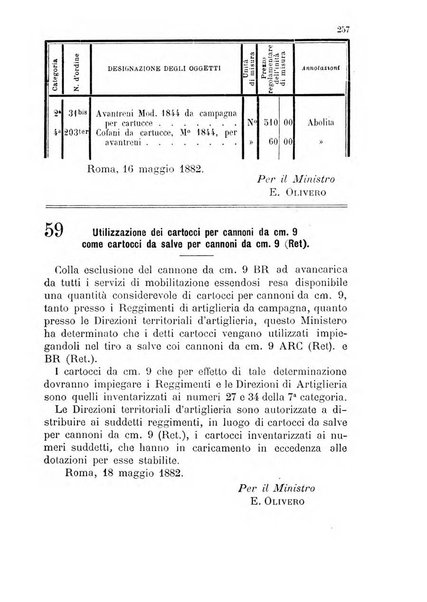 Giornale di artiglieria e genio. Parte 1., Ufficiale