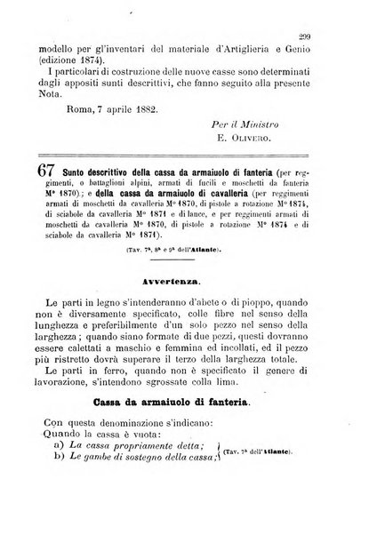 Giornale di artiglieria e genio. Parte 1., Ufficiale