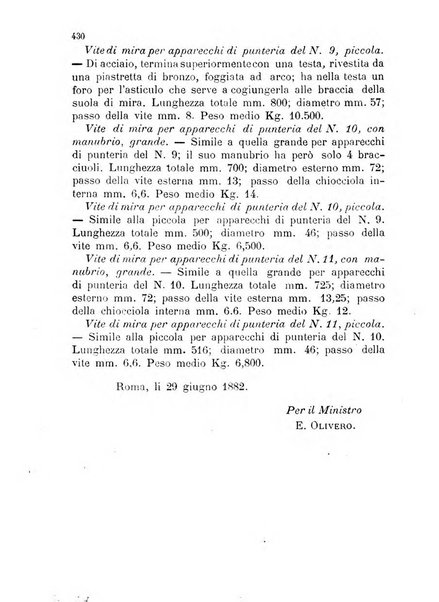 Giornale di artiglieria e genio. Parte 1., Ufficiale