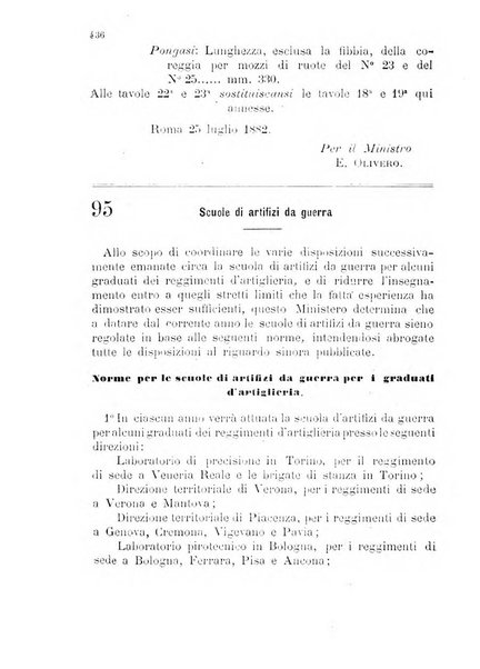 Giornale di artiglieria e genio. Parte 1., Ufficiale