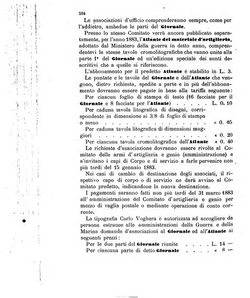 Giornale di artiglieria e genio. Parte 1., Ufficiale