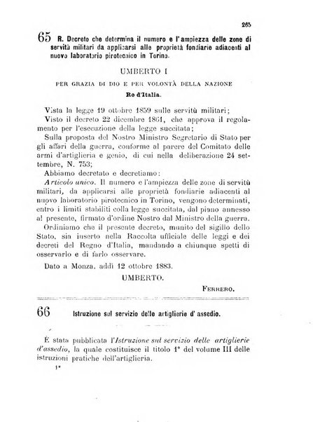 Giornale di artiglieria e genio. Parte 1., Ufficiale