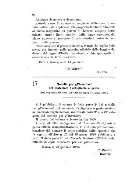 Giornale di artiglieria e genio. Parte 1., Ufficiale