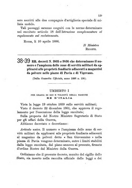 Giornale di artiglieria e genio. Parte 1., Ufficiale