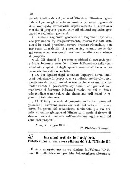 Giornale di artiglieria e genio. Parte 1., Ufficiale