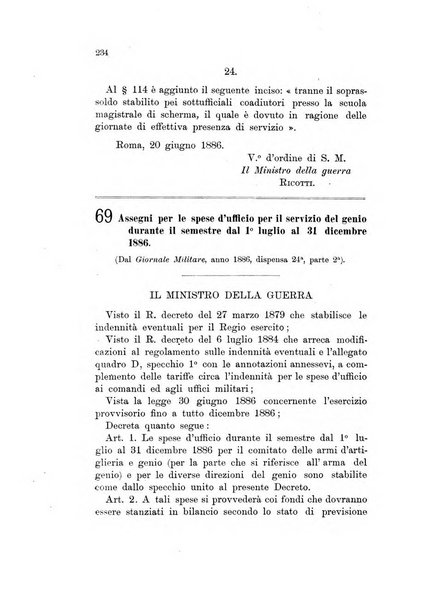 Giornale di artiglieria e genio. Parte 1., Ufficiale