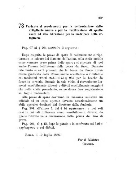 Giornale di artiglieria e genio. Parte 1., Ufficiale