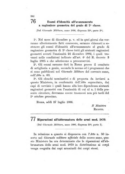 Giornale di artiglieria e genio. Parte 1., Ufficiale