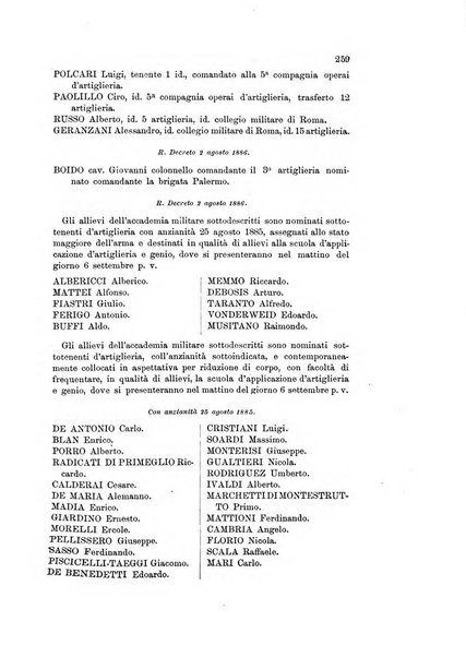 Giornale di artiglieria e genio. Parte 1., Ufficiale