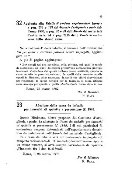 Giornale di artiglieria e genio. Parte 1., Ufficiale