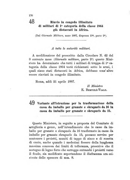 Giornale di artiglieria e genio. Parte 1., Ufficiale