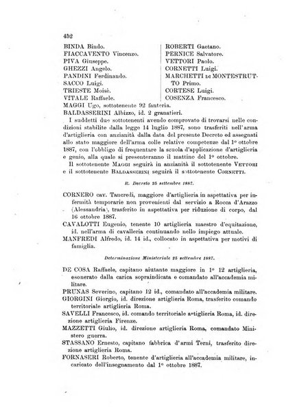 Giornale di artiglieria e genio. Parte 1., Ufficiale