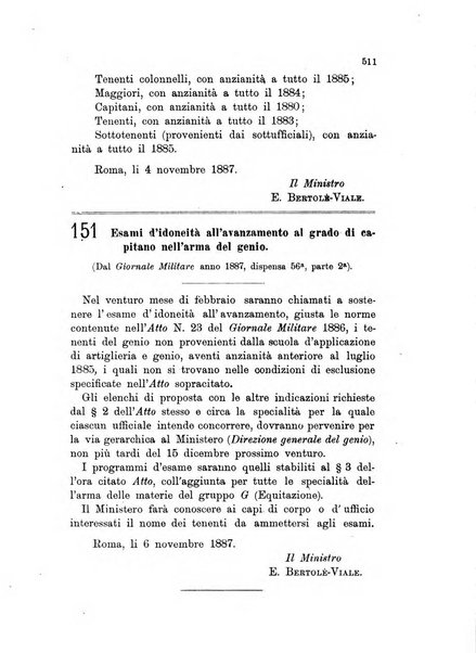 Giornale di artiglieria e genio. Parte 1., Ufficiale