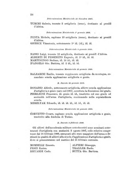 Giornale di artiglieria e genio. Parte 1., Ufficiale