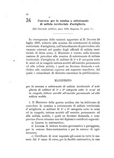 Giornale di artiglieria e genio. Parte 1., Ufficiale