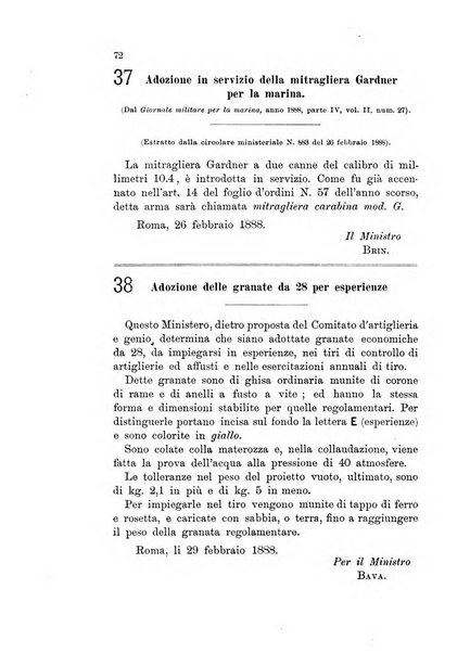 Giornale di artiglieria e genio. Parte 1., Ufficiale