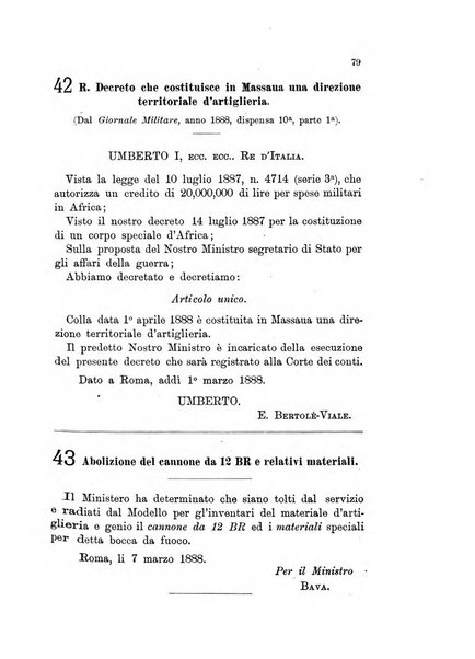 Giornale di artiglieria e genio. Parte 1., Ufficiale