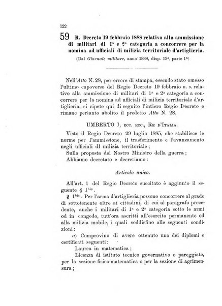 Giornale di artiglieria e genio. Parte 1., Ufficiale