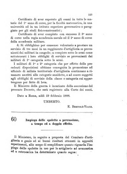 Giornale di artiglieria e genio. Parte 1., Ufficiale