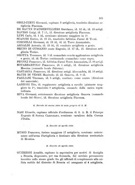 Giornale di artiglieria e genio. Parte 1., Ufficiale