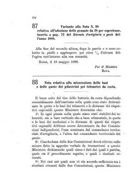 Giornale di artiglieria e genio. Parte 1., Ufficiale