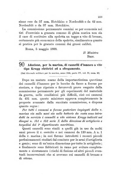 Giornale di artiglieria e genio. Parte 1., Ufficiale