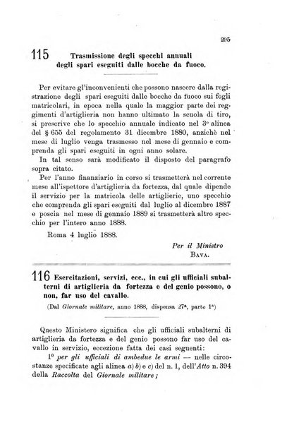 Giornale di artiglieria e genio. Parte 1., Ufficiale