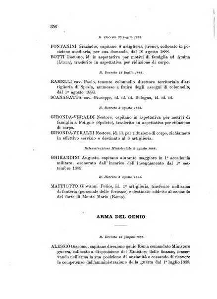 Giornale di artiglieria e genio. Parte 1., Ufficiale