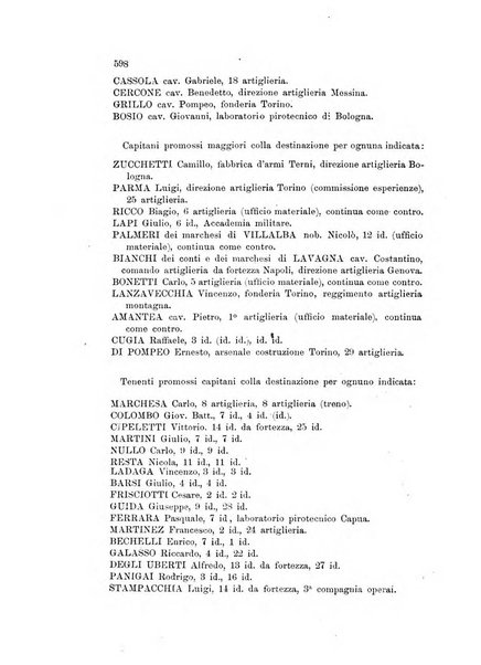 Giornale di artiglieria e genio. Parte 1., Ufficiale