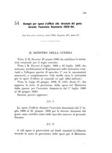 Giornale di artiglieria e genio. Parte 1., Ufficiale