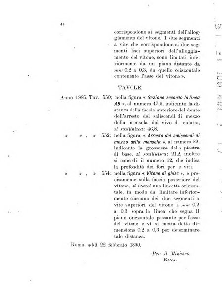 Giornale di artiglieria e genio. Parte 1., Ufficiale