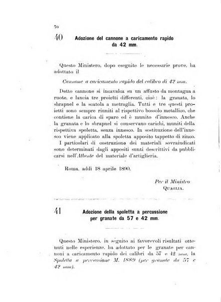 Giornale di artiglieria e genio. Parte 1., Ufficiale