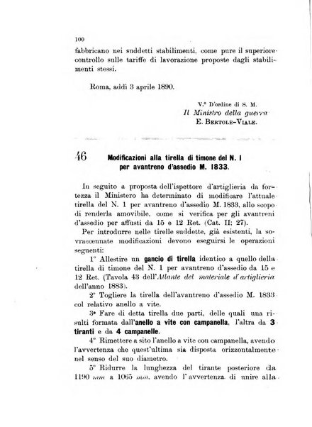 Giornale di artiglieria e genio. Parte 1., Ufficiale