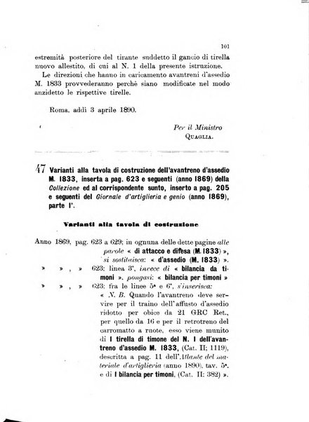 Giornale di artiglieria e genio. Parte 1., Ufficiale