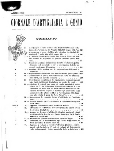 Giornale di artiglieria e genio. Parte 1., Ufficiale