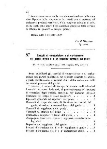 Giornale di artiglieria e genio. Parte 1., Ufficiale