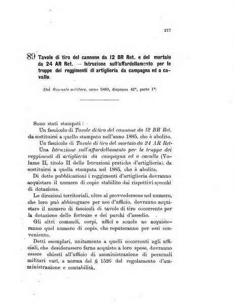 Giornale di artiglieria e genio. Parte 1., Ufficiale