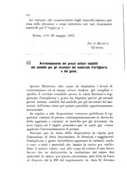 Giornale di artiglieria e genio. Parte 1., Ufficiale