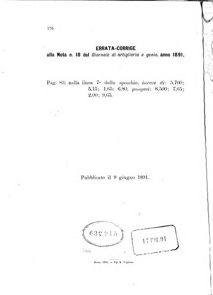 Giornale di artiglieria e genio. Parte 1., Ufficiale