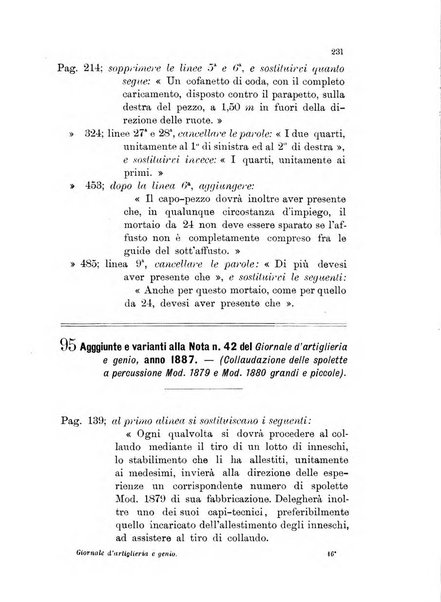 Giornale di artiglieria e genio. Parte 1., Ufficiale