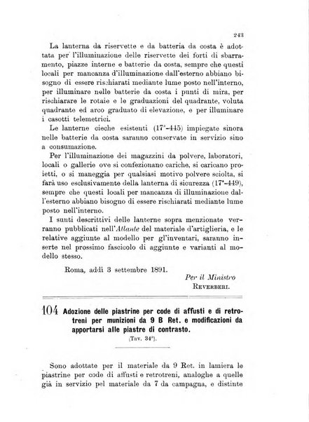 Giornale di artiglieria e genio. Parte 1., Ufficiale