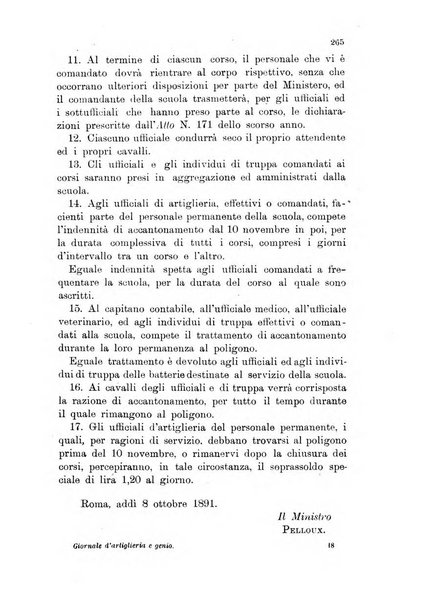 Giornale di artiglieria e genio. Parte 1., Ufficiale