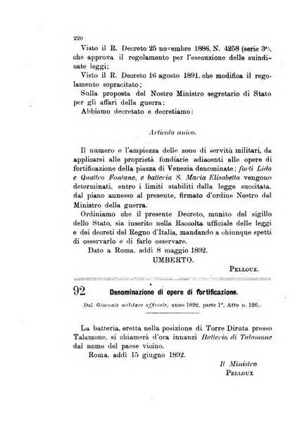 Giornale di artiglieria e genio. Parte 1., Ufficiale